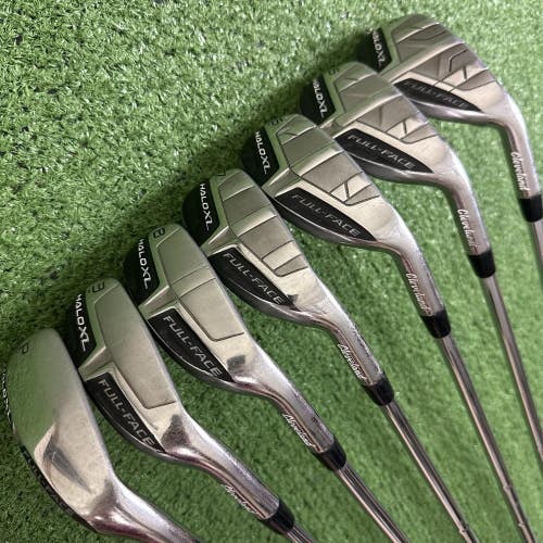 Cleveland Halo XL Full Face Iron Set 4-PW Stiff Dynamic Gold 115g S300 +1 Long