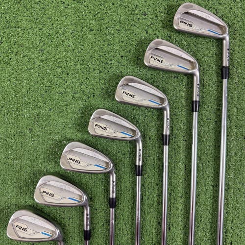 Ping i Series E1 Iron Set 4-PW Black Dot Project X Rifle 6.0 Stiff Flex Steel