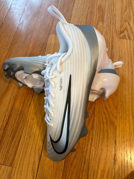 Nike Vapor Speed 3 Men\'s Size 8 White Silver Football Cleats FB3303-100 New Nike Men main image 3