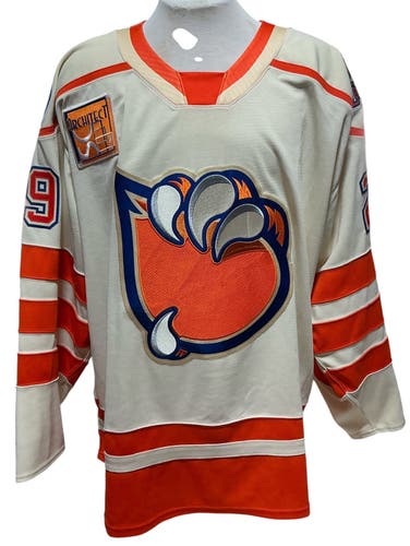 CCM Pro Stock Bakersfield Condors Cream Game Jersey PEDERSON 29751