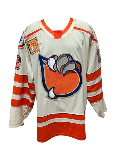 CCM Pro Stock Bakersfield Condors Cream Game Jersey PITLICK 18304