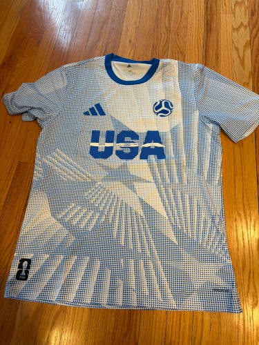 Adidas United States USA Soccer Jersey Men’s Large Officially Licensed New