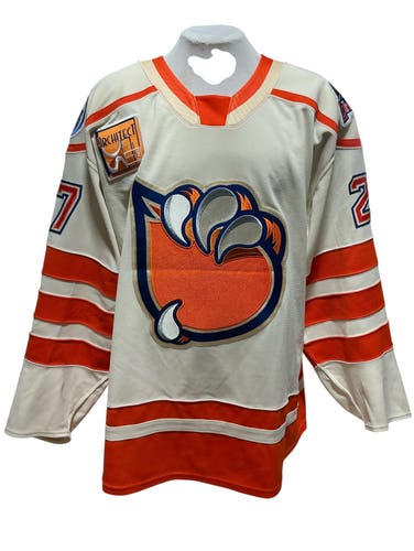 CCM Pro Stock Bakersfield Condors Cream Game Jersey STEFAN 27426
