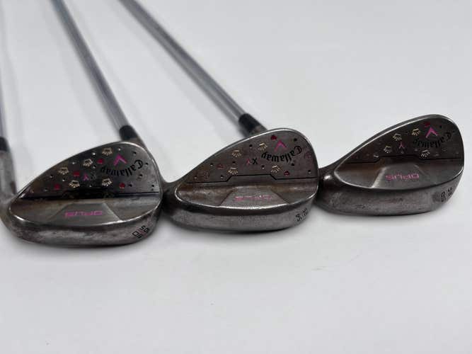 Callaway Opus Raw Tour Issue Wedge Set 50* 10 | 54* 12 | 58* 8 KBS Tour Stiff RH