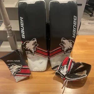 35" Bauer Supreme Mach Regular Goalie Full Set Pro Stock (Used)