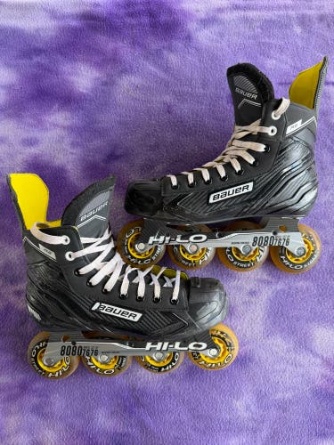 Senior Bauer RS Inline Skates Regular Width Size 8 (Used)