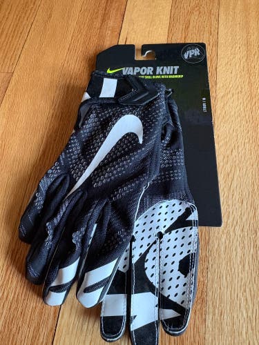 Nike Vapor Knit Football Receiver Gloves Adult Medium New $70 retail