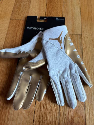 Nike Jordan Vapor Knit Football Receiver Gloves Adult Medium New $80 retail