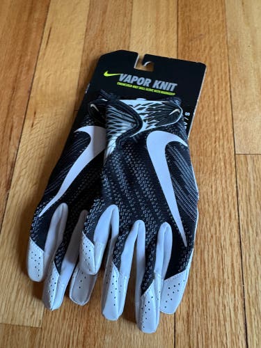 Nike Vapor Knit Football Receiver Gloves Adult Small New $70 retail