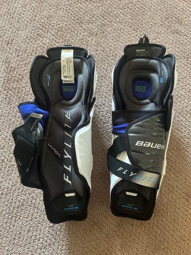 Senior Bauer Vapor Flylite 14" Shin Pads Pro Stock (New)