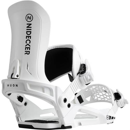 NIDECKER Muon White Bindings Unisex 2026 New - Size Large -Fits Mens 8.5-11.0