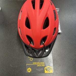 Capstone Bike Helmet-Red Medium/Large (New)