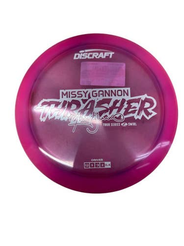 Used Discraft THRASHER TS Z SWIRL Disc Golf Driver Pink 172g 11835-S000207881