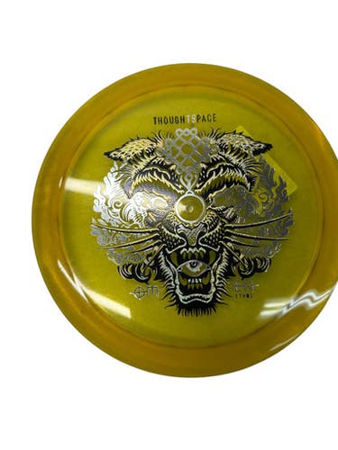 Used Thought Space Athletics ETHOS OMEN Disc Golf Driver Yellow 11835-S000207936