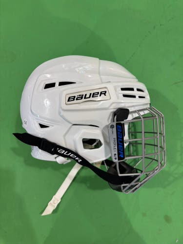 White Small Bauer IMS 5.0 Helmet