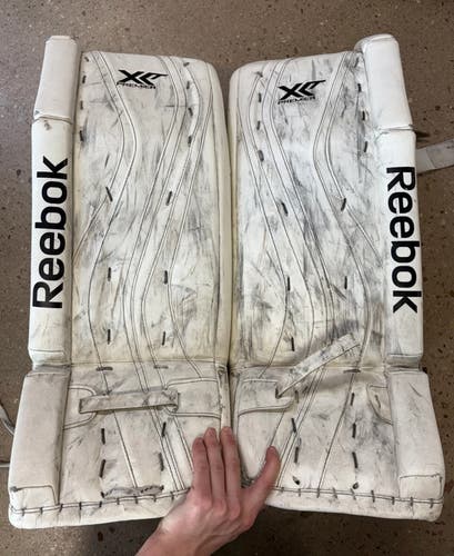 Reebok Premier XLT Goalie Leg Pads | SR 35+1" (Used)