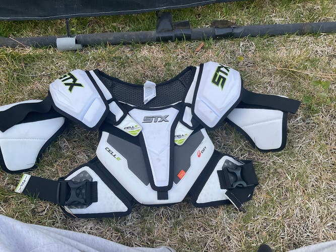 Large Youth STX Cell VI Shoulder Pads (Used)