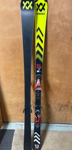 Men's Volkl Racetiger SL 165 cm Racing Skis With Bindings (Used)