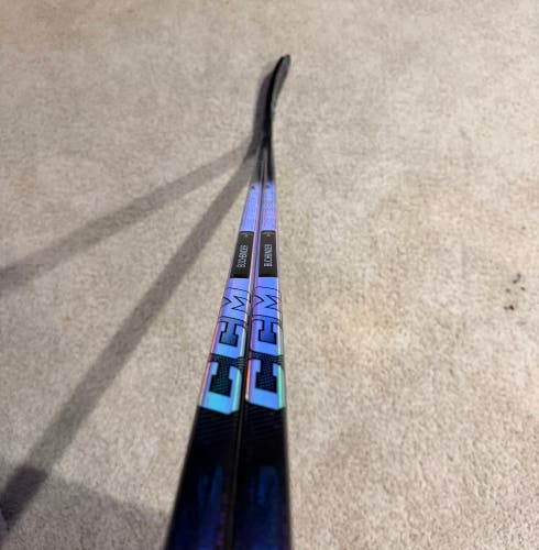 Senior CCM JetSpeed FT8 Pro Left Hand Hockey Stick P28 80 Flex Pro Stock (Used)