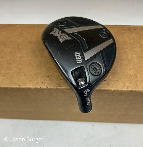 Used Left Handed PXG 0311 Gen 6 Fairway 3 Wood 15* HEAD ONLY Golf Club