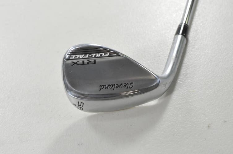 LEFT HAND Cleveland RTX Full Face Tour Satin 58*-09 Wedge DG S400 Steel #215668