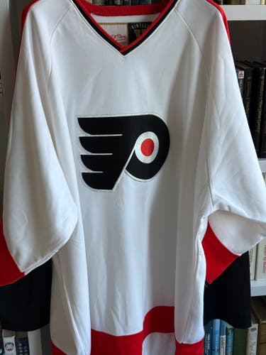 Flyers Super Old School Mitchell & Ness Rep Jersey (New) - XXXL - Goalie Jersey