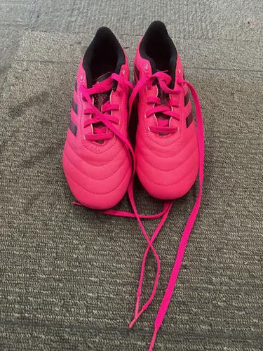 Used Adidas CLEATS Soccer Cleats Pink Junior 02.5 11614-S000236261