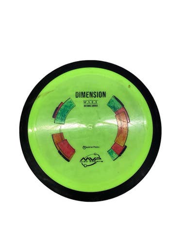 Used MVP DIMENSION DISTANCE DRIVER Disc Golf Driver Optic Yellow 11347-S000268884