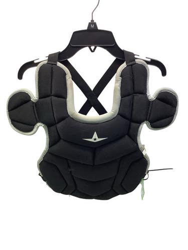 Used All Star ALL STAR CHEST PROTECTOR Catchers Chest Protector Black Junior 11347-S000268874