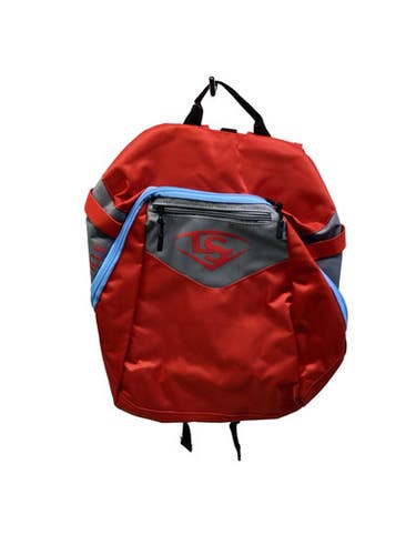 Used Louisville Slugger GENUINE V2 STICK PACK BB/SB Player Backpack Red 11347-S000268848