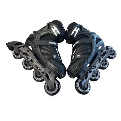 Used METROLLER INLINE SKATES Senior Rec Fitness Skates Black Adjustable 11760-S000091473