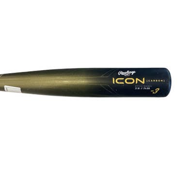 Used Rawlings ICON CARBON BB/SB High School -3 Bat 31" 11760-S000091470