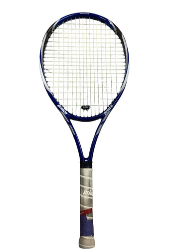 Used Prince HORNET ES 100 POWER LEVEL 950 Adult Tennis Racquet Royal Blue 4 1/4" 11613-S000182015