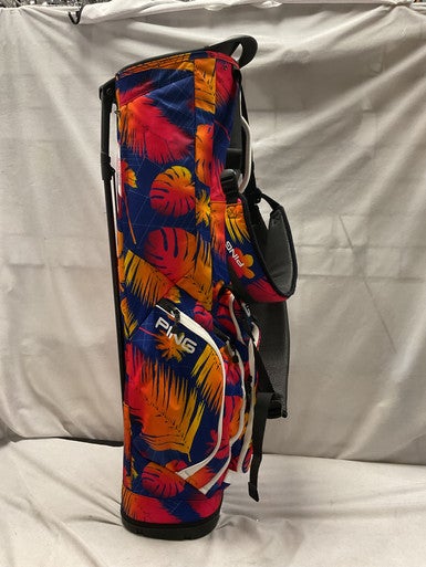 Used Ping HOOFER LITE Mens Stand Bag Royal Blue 11490-S000272911
