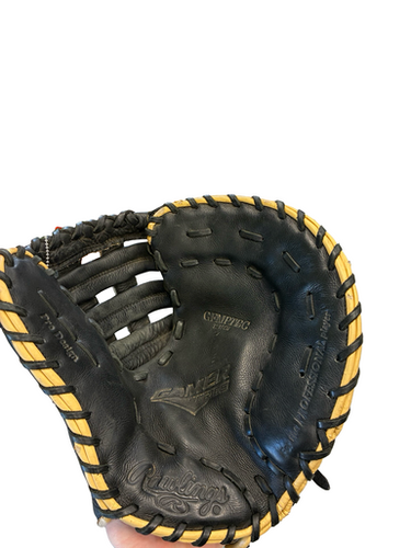 Used Rawlings GAMER 12IN BB/SB Glove RH Throw Black 12" 11682-S000132192