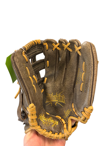 Used Rawlings HIGHLIGHT 11 1/2 INCH BB/SB Glove RH Throw Brown 11 1/2" 11682-S000132191