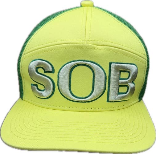 SOB Subaru Of Bend Oregon Snapback Mesh Trucker Hat Oregon Ducks Colors
