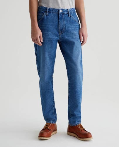 AG Wells Carpenter Jeans Men's 32x31 Blue Denim Medium Wash Tapered Leg FROG485