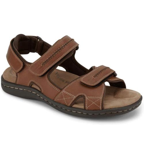 Dockers Newpage Sandals Men's 13 W Brown Adjustable Strap Outdoor Sport RHS8292