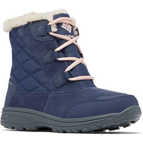 Columbia Ice Maiden Shorty BL0836-466 Women's US 8M Nocturnal Snow Boots RHS6505