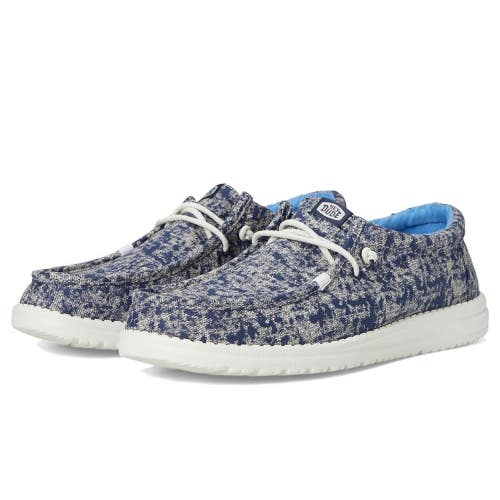 Hey Dude Wally Surf Wash 43091-4VE Men's 13 M Navy Comfort Slip On Shoes MEW531