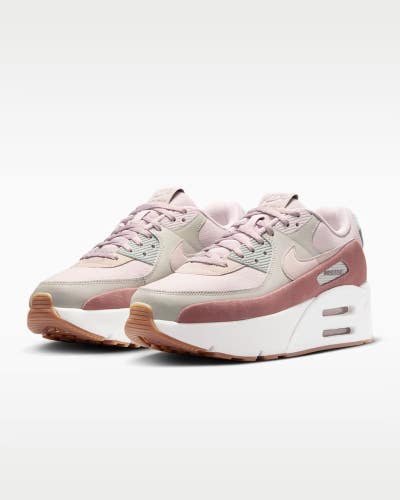 Nike Air Max 90 LV8 FD4328-001 Sneakers Women's 9.5 Muave Platform Shoes FD1065