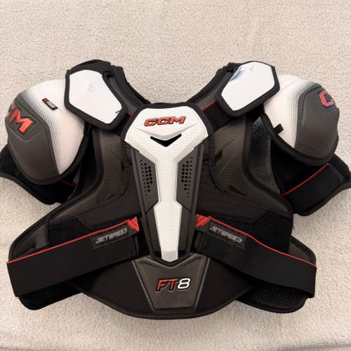 Large Senior CCM JetSpeed FT8 Shoulder Pads (Used) Worn 2 Times