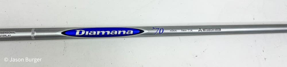 Mitsubishi Rayon Diamana S+70x5ct TX Stiff Graphite Driver Shaft Cobra 42" RF