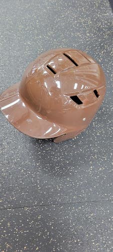 Used Schutt HELMET Batting Helmet No Mask Brown One Size 11497-S000157662