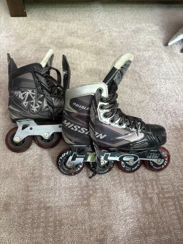 Mission Inhaler Inline Skates Regular Width Size 5 (Used)