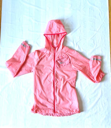 Nike Impossibly Light Hooded Running Jacket Light Coral windbreaker XS