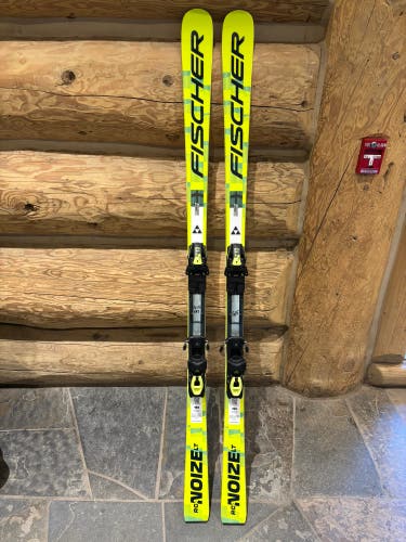 2025 Fischer RC4 Noize LT skis with integrated Fischer Z 13 bindings 183 cm