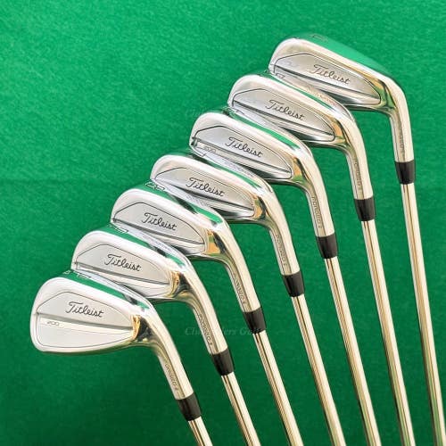 Titleist 2023 T200 Forged 4-PW Iron Set True Temper AMT Black S300 Steel Stiff