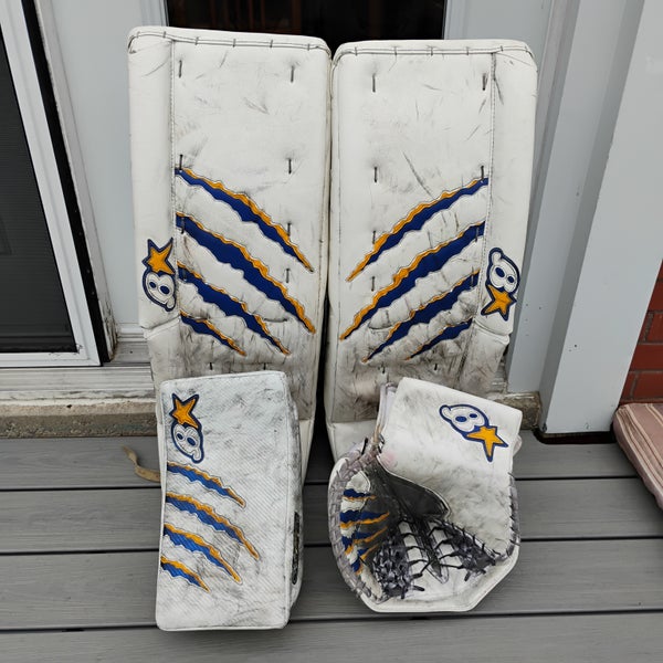 34" 2013 Brian's SubZero Pro 2 Goalie Leg Pads Pro Stock (Used) Halak Pro return